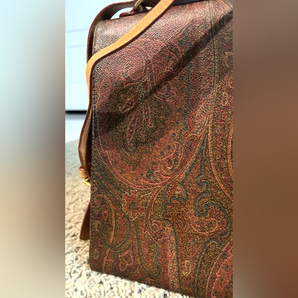 EUC ETRO Vintage 1997 classic paisley authentic shoulder bag - Picture 8 of 17